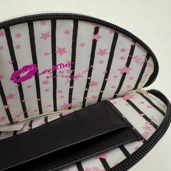 Luv Betsey By Betsey Johnson Leopard Print Cat Face Wristlet Bag Coin Purse 99 - Picture 4 of 10